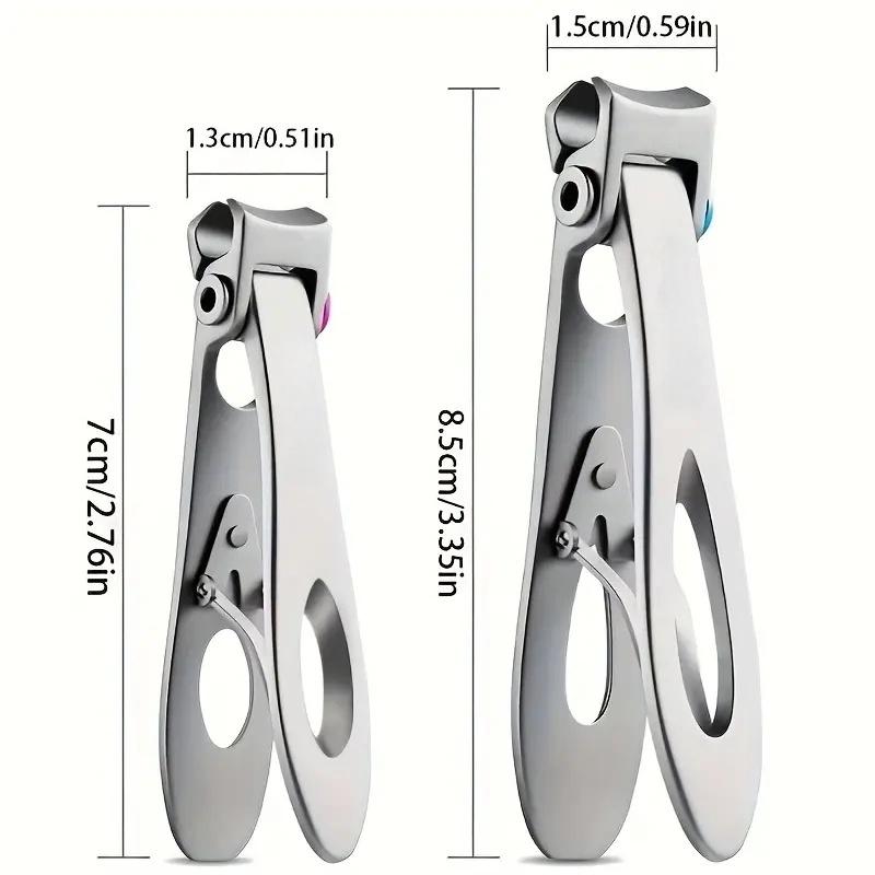 Heavy-Duty Nail Clipper for Thick Nails. Premium Steel, Sharp & Precise. Hypoallergenic, Sleek Design for Manicure & Pedicure.