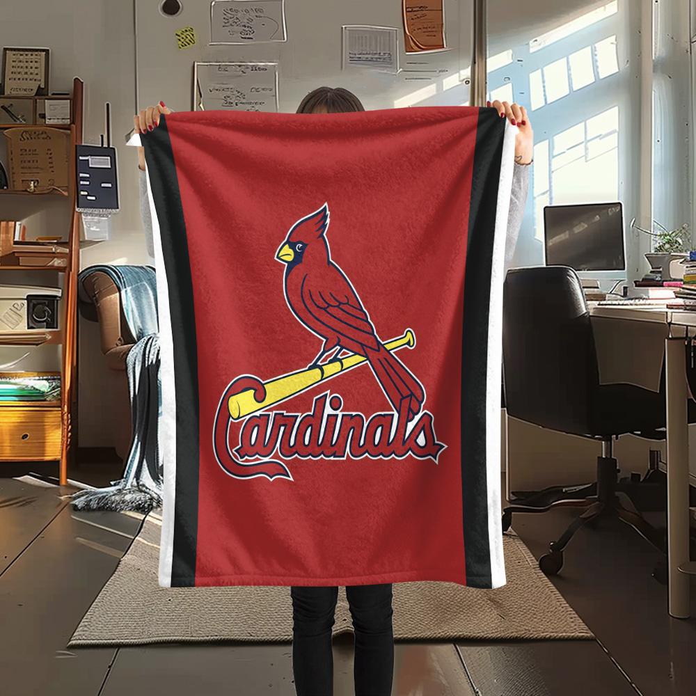 St.Louis Cardinals2 Flannel Blanket, High Quality Comfortable for All Seasons, Home Decor, Warmth and Comfort