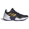 Adidas Pro Bounce 2018 Rundzehen Schnürschuhe Low Top Basketballschuhe Unisex Sneaker Schwarz Gold IG4493