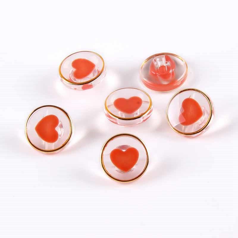 

Ґудзики, кришталевий персиковий светр, сорочка, прикраса, акриловий кардиган, дитячий одяг на ґудзиках, вишукана красива блуза на ґудзиках 11mm червоний