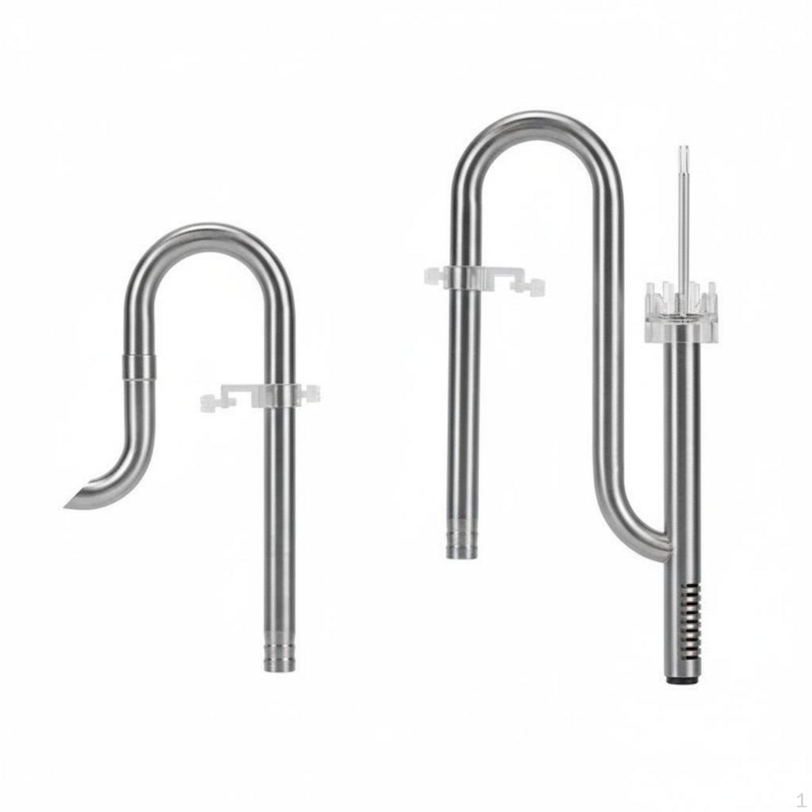 Aquarium Inflow Outflow Pipe Kit Rust Resistant Surface Skimmer Set Easy to Clean Canister