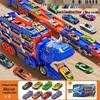 Dinosaur Deformation Toy Car Set - Triceratops & Tyrannosaurus Rex