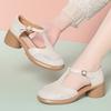 Fashion AIYUQI Women's Sandals Close Toes 2025 New  Mid-heel Hollow Sandals For Women Large-size Summer Female Shoes