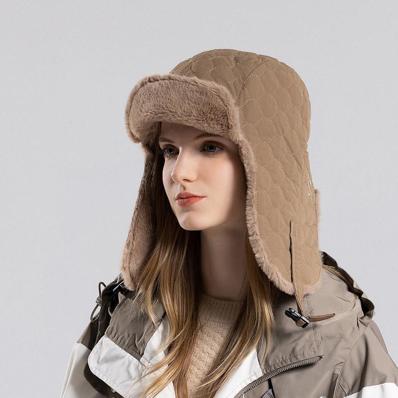 

Thermal Ski Cap With Windproof Design And Polyester Material For Snow Sports хаки