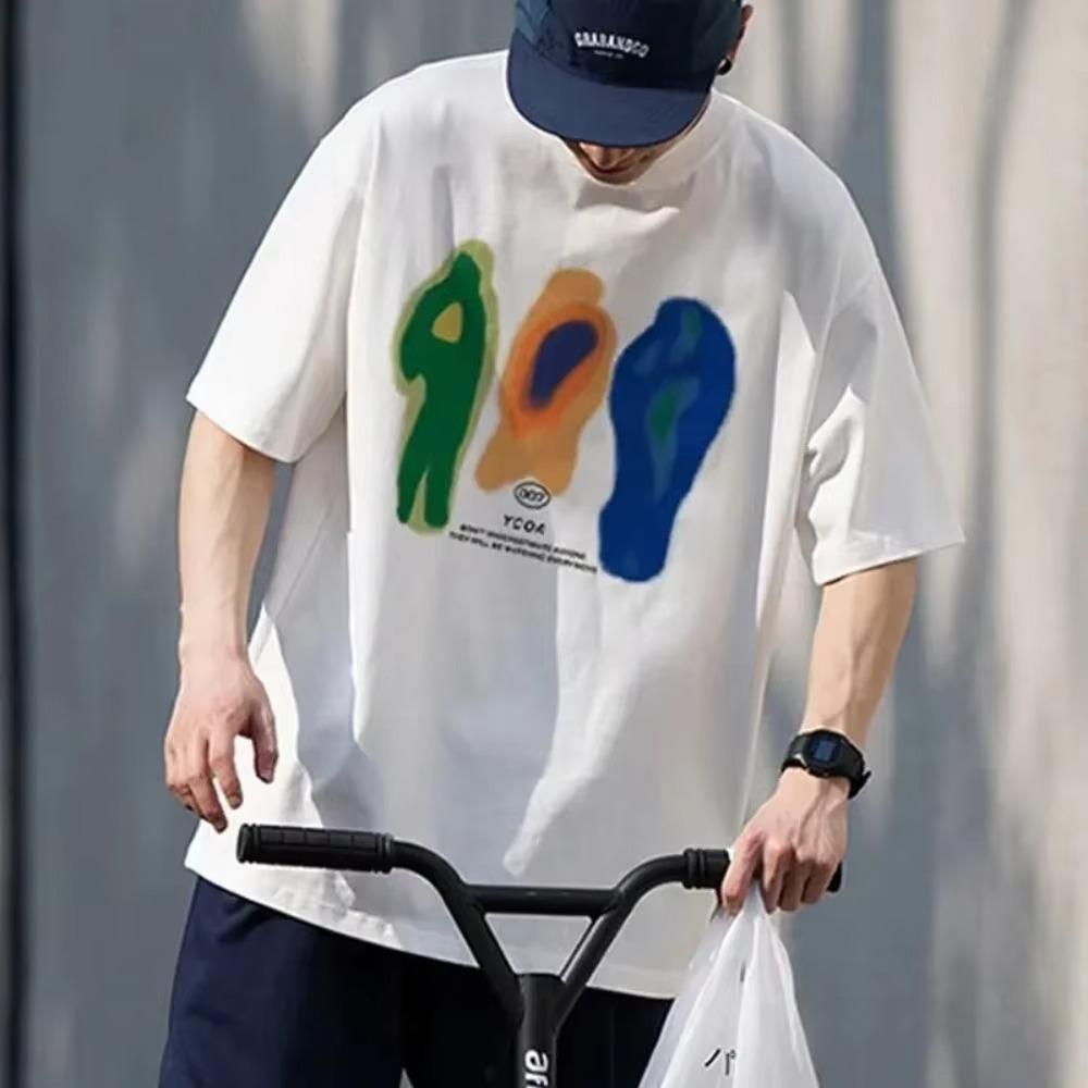 Fashion T-shirt for Men Y2K Tops Luxury Brand Letter Printing T-shirt Summer Short Sleeve Tee Women Fashion Round Neck Tops 2024