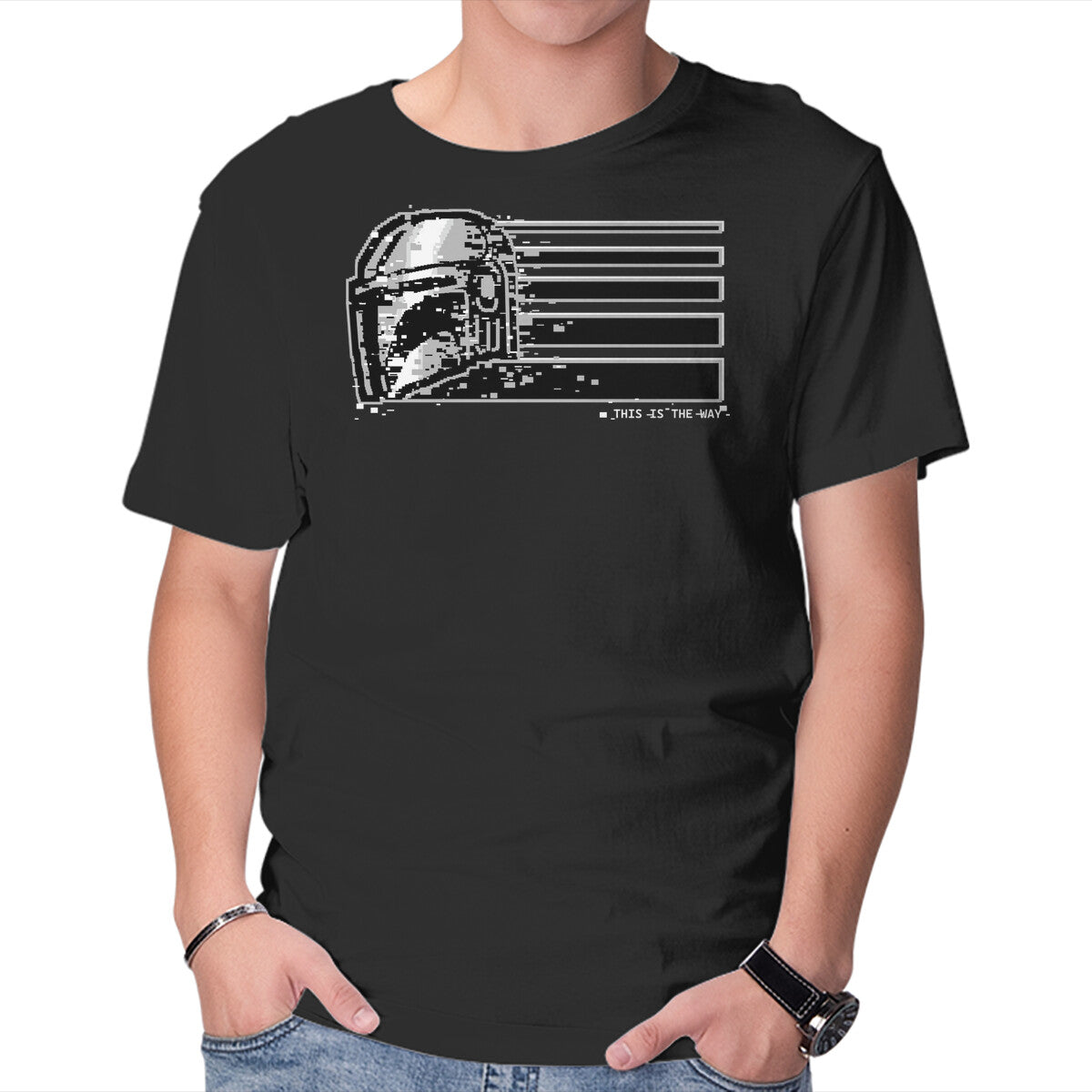 Unisex Crew Neck T-Shirt This Is The Silver Way Graphic Short Sleeve Casual Tee XL
