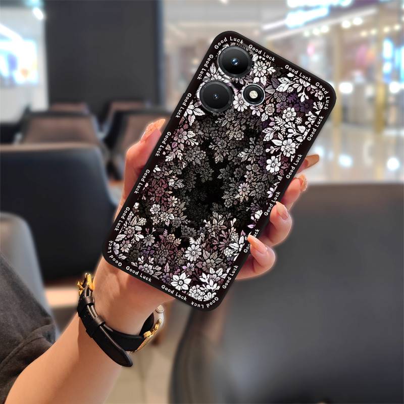 Full wrap Dirt-resistant Phone Case For infinix X6831/Hot30 4G Anti-knock Graffiti Fashion Design Shockproof Durable TPU