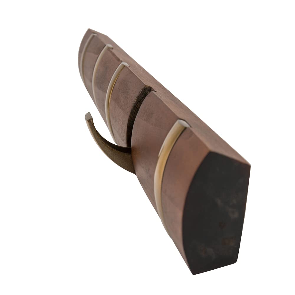 Umbra Flip Hook Coat Hooks FLIP 5 HOOK 5-Hook Rack, Wall-Mounted, Stylish, 318850-1227, Warm/Gold. WARM/GOLD. [Used]