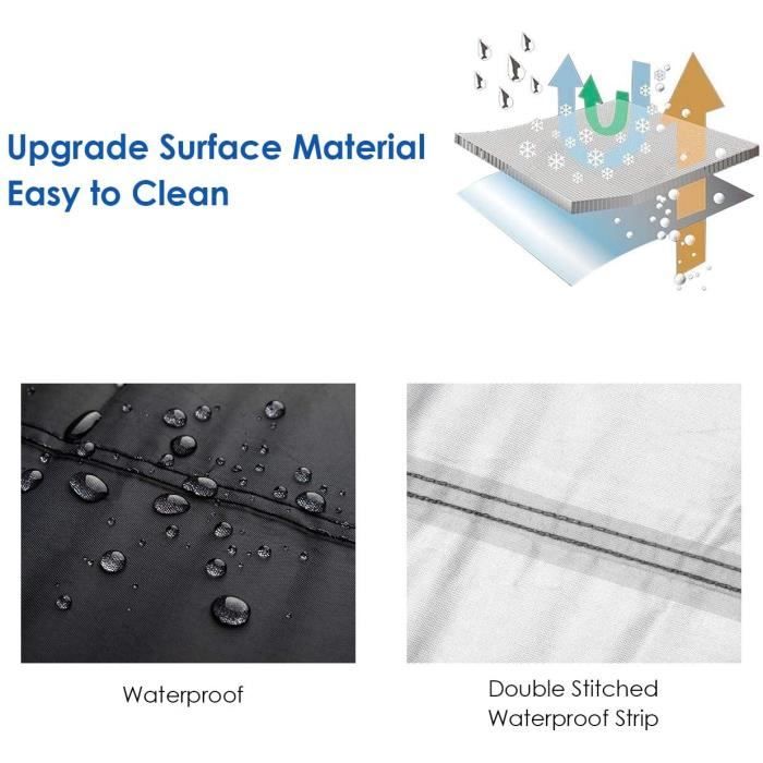 Housse de Protection - Honda - Universelle - Imperméable - Anti Vent - 265x105x125cm