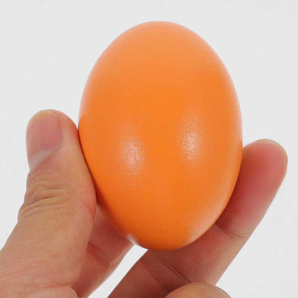 6Pcs DIY Simulation Wooden Eggs Realistic Fake Eggs for Painting Craft Activity Kits Family Fun Decorative Easter Projects Wood