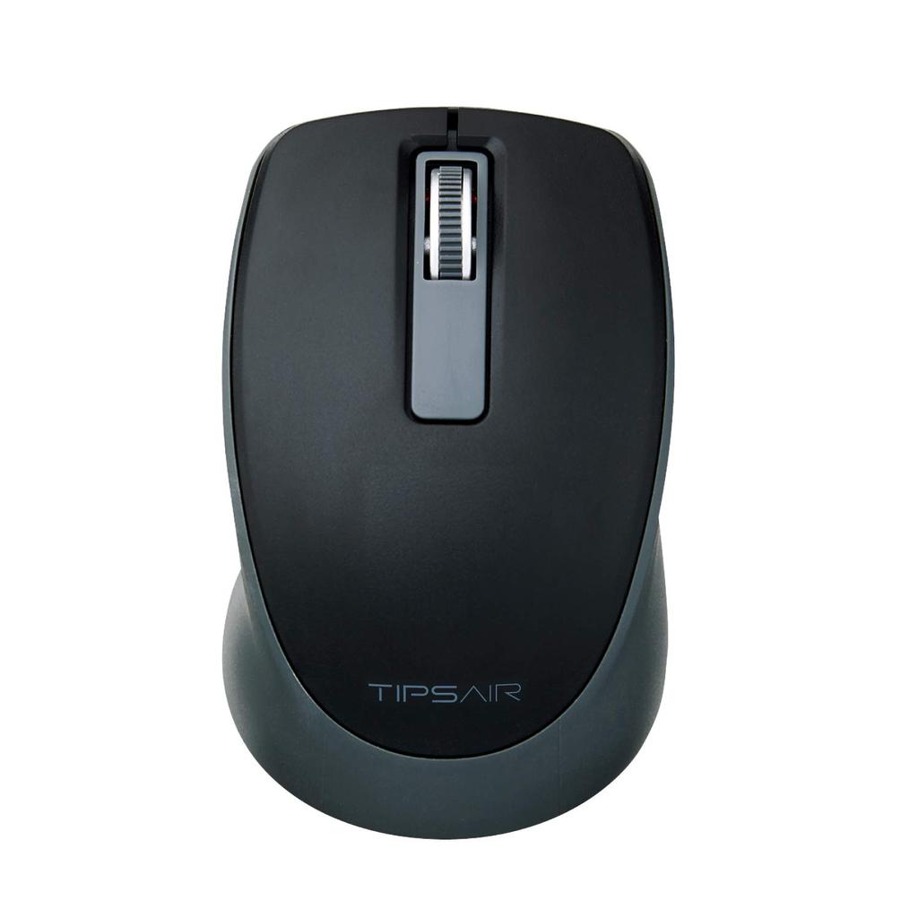 ELECOM Wireless Mouse (Receiver Included), Small, 3-Button, Quiet, TIPS AIR, Black, M-TP10DBSXBK