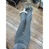 Lulu Bootcut-Hose, Damen Herbst und Winter Fleece, tief sitzende Drapierung, Leggings, kleine Personen, Sport Yoga, ausgestellte Jogginghose