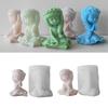 Candle Mould Handmade Flower Fairy Beauty Girl Silicone Mold Plaster Dolls Aromatherapy Molds Plaster Decoration Tool