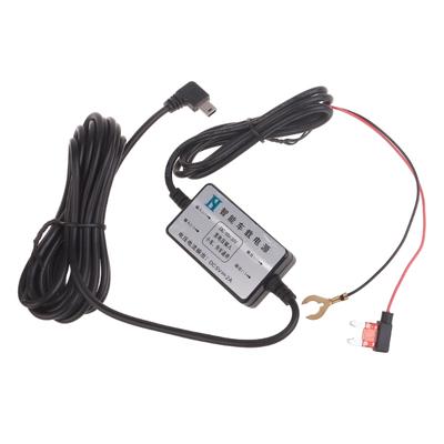 3,4 milhões (11 pés) Cabo de Alimentação Adaptador Carregador para Câmera DVR de Carro para DashCam Saída 5V/2A Mini USB Fonte de Alimentação