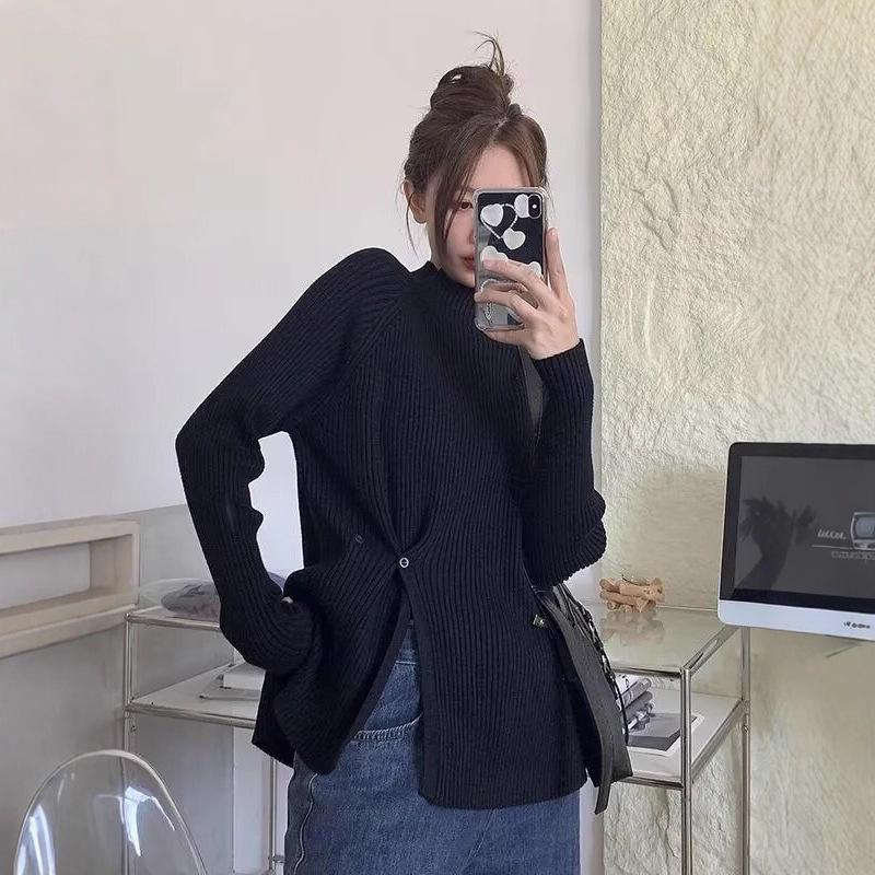 Women's Autumn/Winter Thick Knit Sweater - Korean & Japanese Style Loose Fit