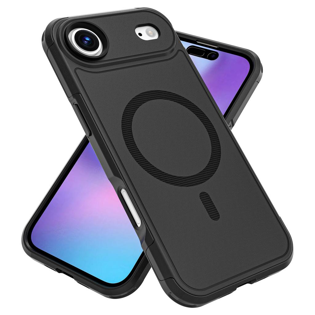 For iPhone 17 Air Case Compatible with MagSafe PC+TPU Anti-drop Phone Cover