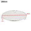 Round Cooling Baking Rack 304 Stainless Steel Wire Oven Grill Sheet Grid Baking Tray For Biscuit/Cookie/Pie/Bread/Cake Baking Ra