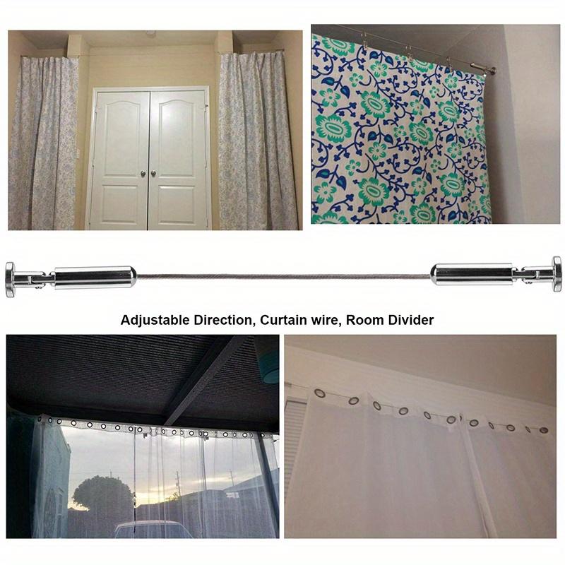5 Meter Stainless Steel Lanyard Set Photo Display Curtain Rod Multi-Purpose Hanging Shower Curtain Rope Easy Installation