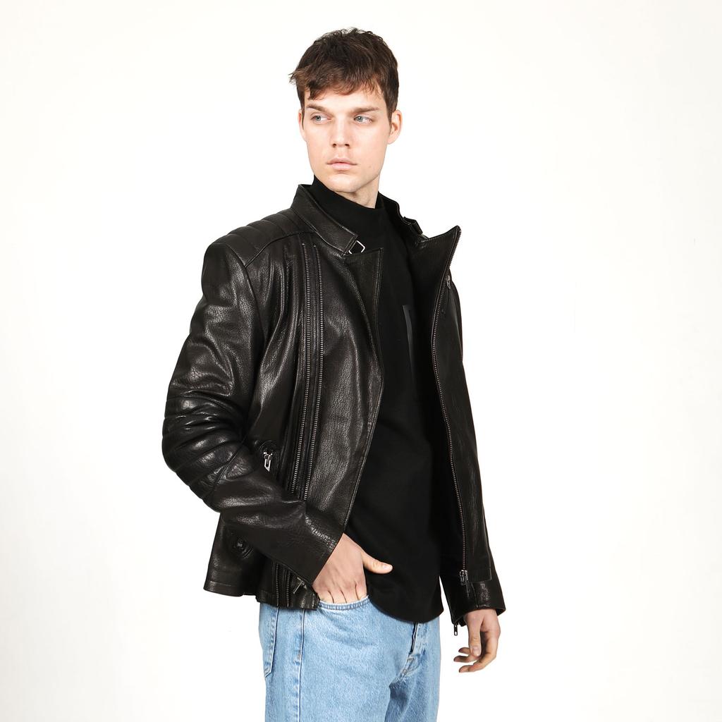 Jumbo Genuine, Real Leather Man, Male Mont