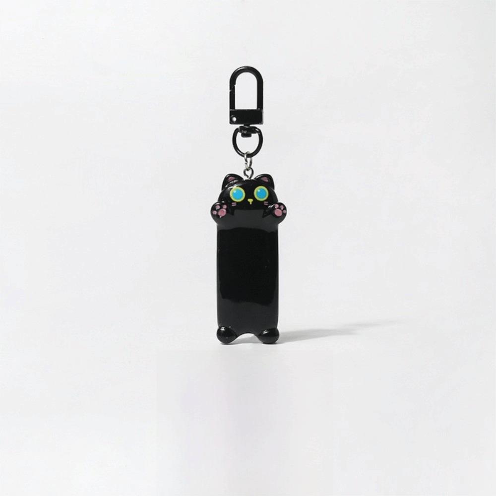 Kawaii Resin Cat Keychain Bag Accessory Purse Decoration Seeking A Hug Cat Car Keyring Children's Gift