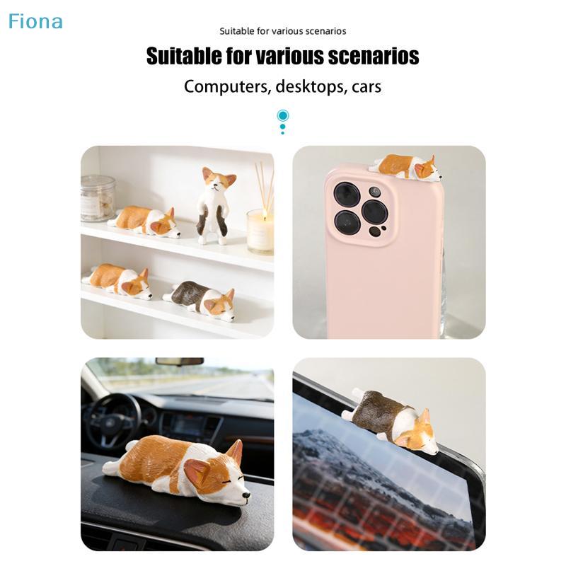 Car Dashboard Dog Toys Accessories Decorate Mini Corgi Resin Doll Ornament Auto Interior Cute Puppy Gift Decorations