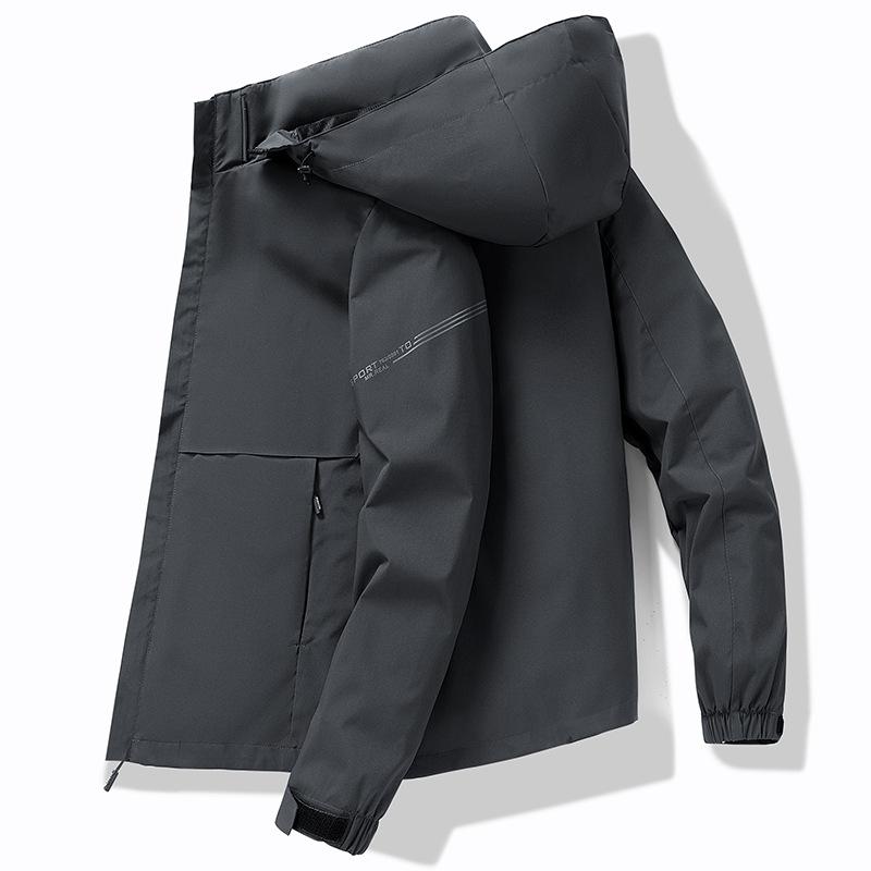 Men's Jacket Spring and Autumn New Korean Version Slim Casual Trend Simple Jacket On Clothes Men's Clothing