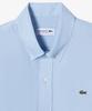 LACOSTE Men'S Solid Linen Shirt Ch769E-56G Hbp