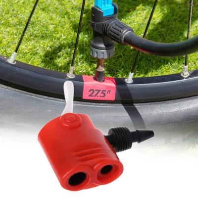 Adaptér vzduchové trysky Široký rozsah Používá lehký design odolný proti opotřebení Vysoká pevnost Silný cyklistický nástroj Plastový adaptér ventilu vzduchového čerpadla pro jízdu