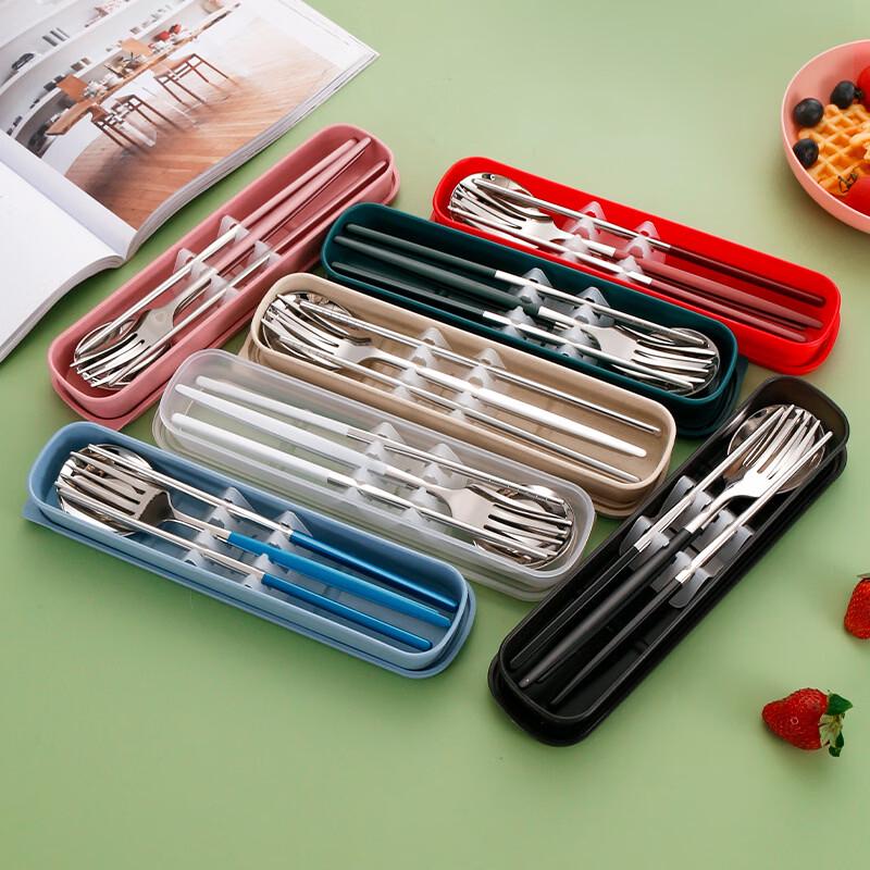 Portable 304 Stainless Steel Cutlery Set