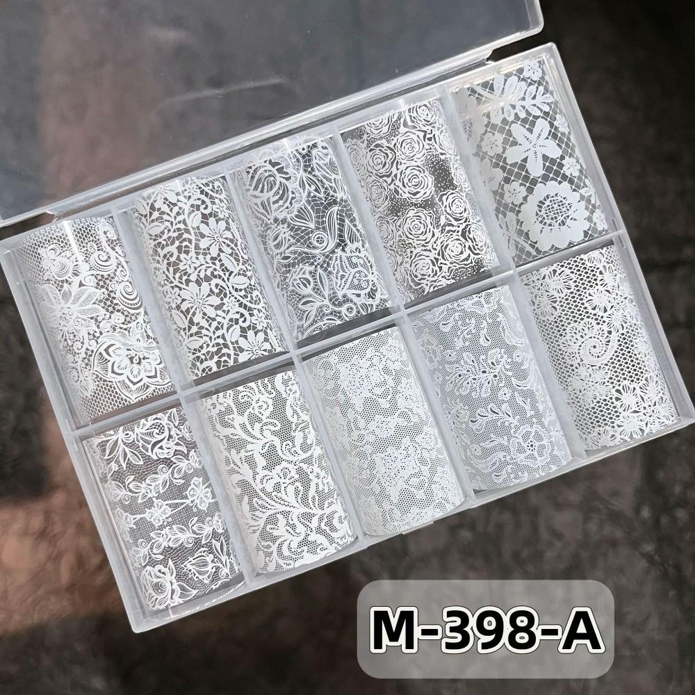 

Lace Design Nail Foils Stripe Pattern Nail Decals Professional Nail Decorations Nail Decoration 1