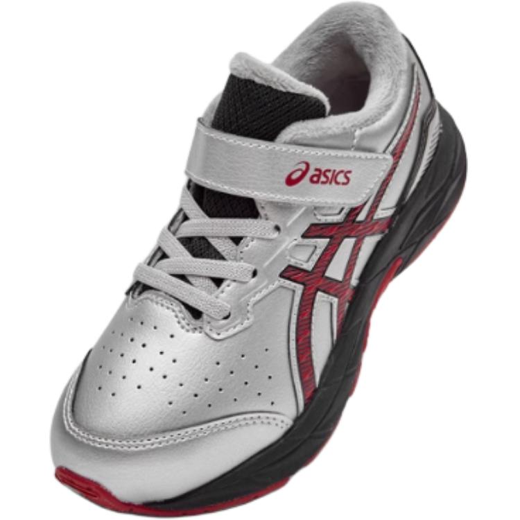 Asics Kids Running Shoes Lightweight Breathable Supportive Cushioning Stability Kids Sneakers Silver 1134A017-020