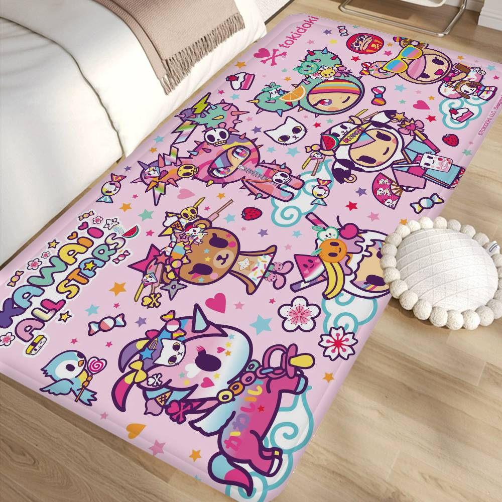 Japan T-TokidokiS Bathroom Mat Retro Multiple Choice Living Room Kitchen Rug Non-Slip Bedside Mats