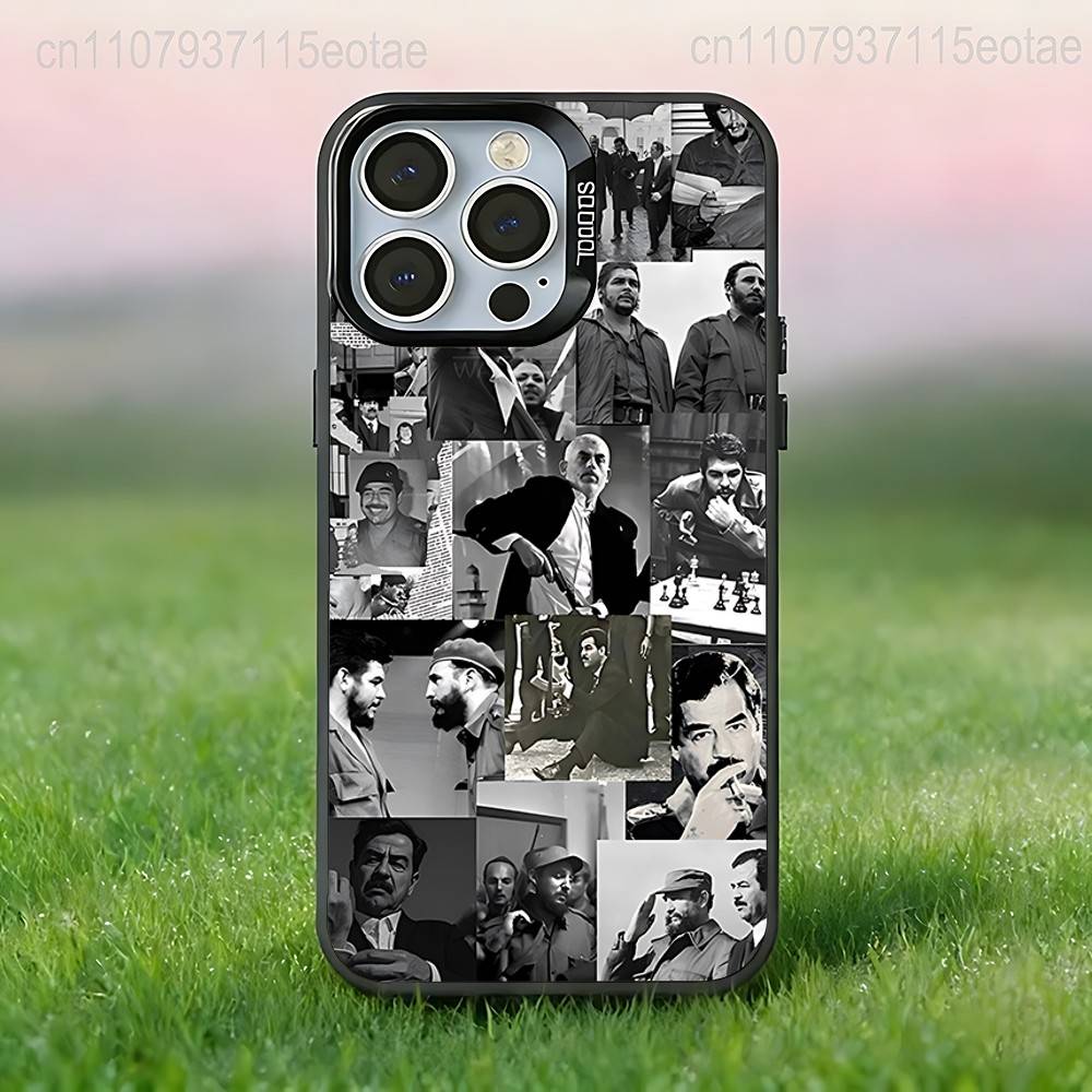S-Saddam H-Hussein Phone Case For iPhone 17,16,15,14,13,12,11,Pro,XS,Max,Plus,Mini,SE4,E Black Matte Shockproof Cover