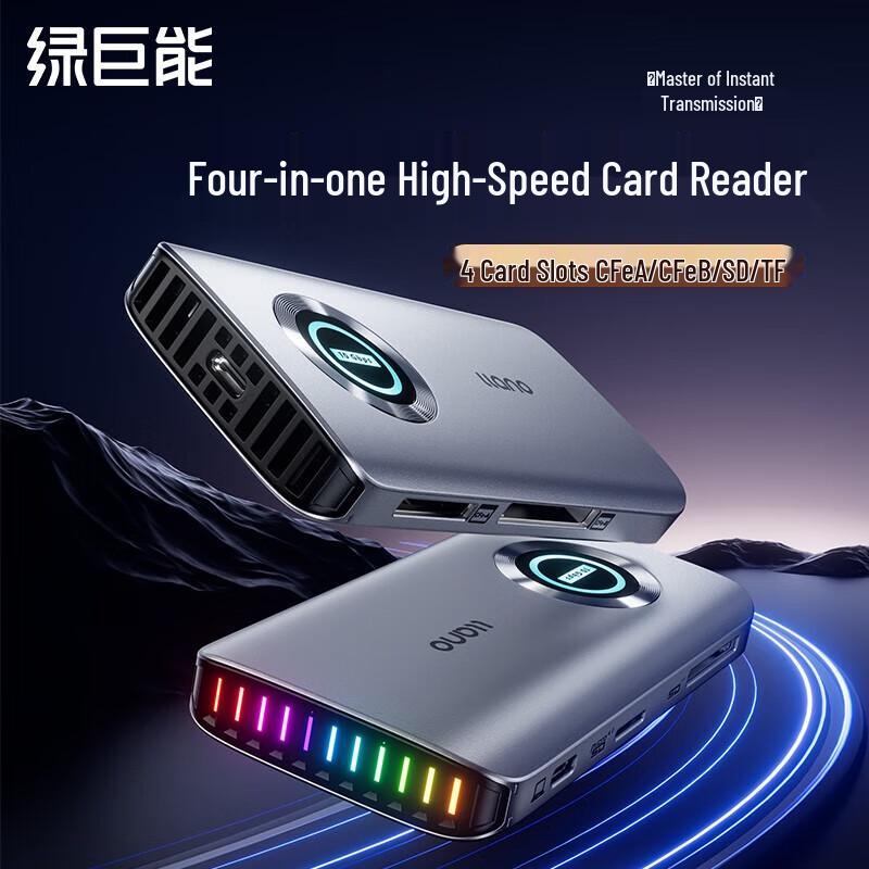 High-Speed USB 3.2 Multi-Card Reader