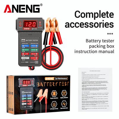 ANENG BT-172 12V Multifunctional Battery Testers Auto Repair Industry Detection  LED Reverse Display Screen Electrician Tool