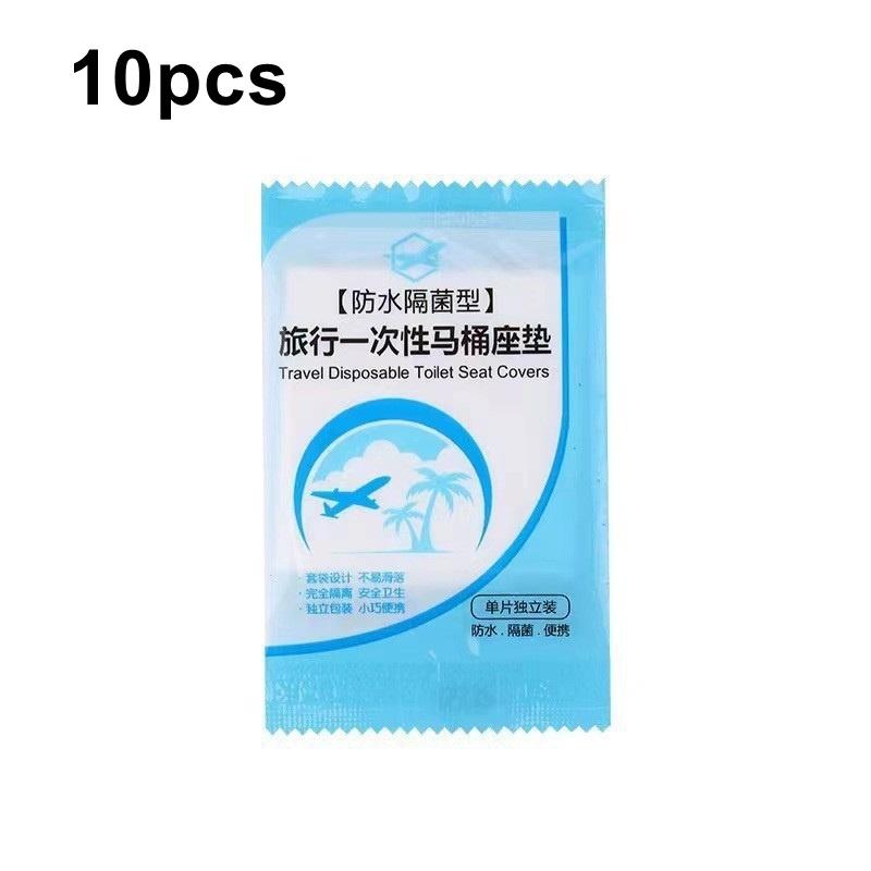 10-50Pcs Toilet Seat Cover Mat Disposable Travel Toilet Seat Protector Portable Camping Hotel Toilet Pads Bathroom Accessories