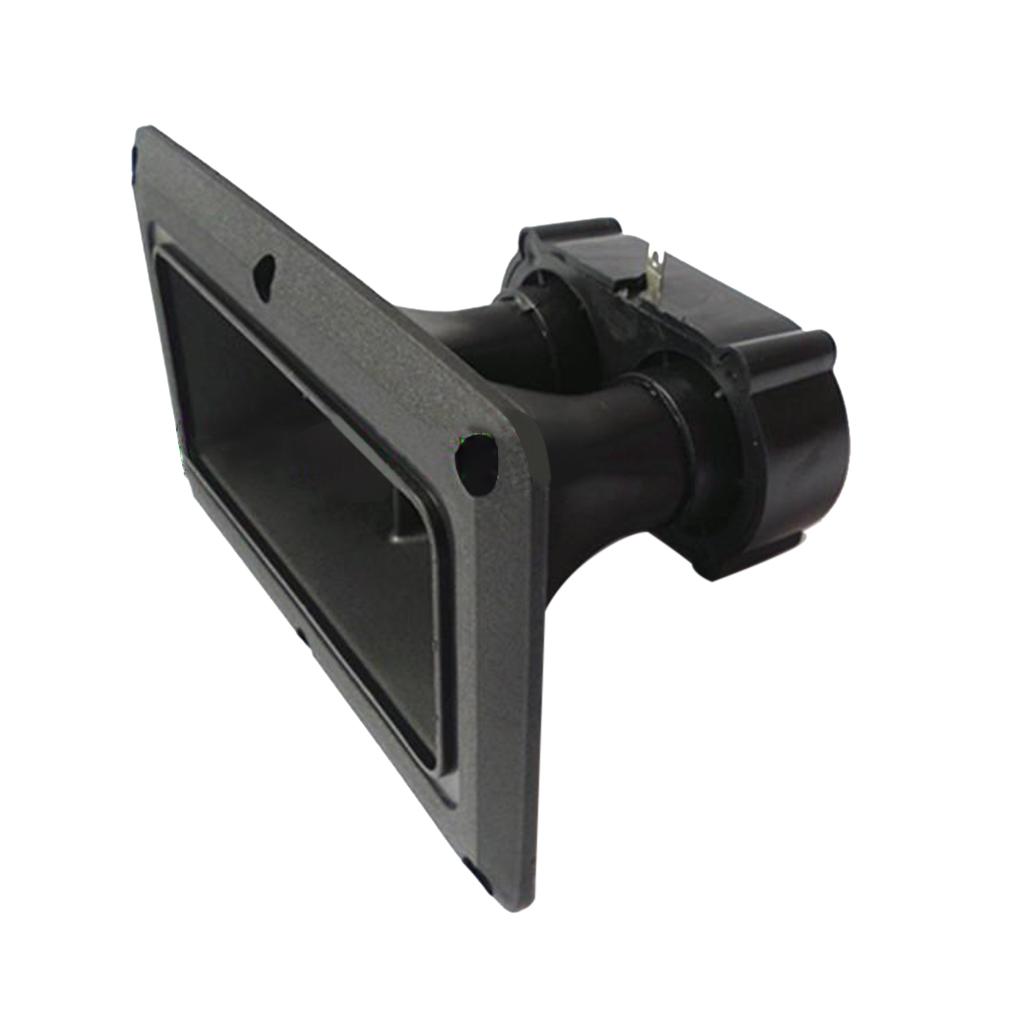 150W Schwarzer Piezoelektrischer Hochtöner Piezo-Hochtöner Hornlautsprecher Piezo-Design Weitstrahlendes Horn-Hochtöner Audio-Kits
