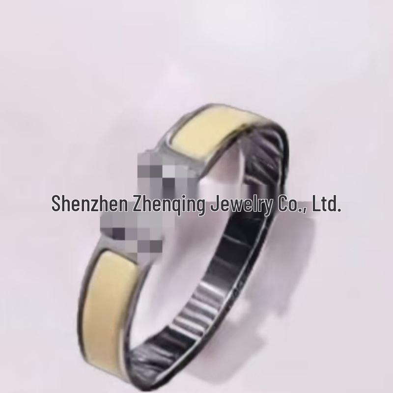 Náramek s písmenem H pozlacený 18k smaltovaný - Klasická móda, Více barev, Ideální pro páry