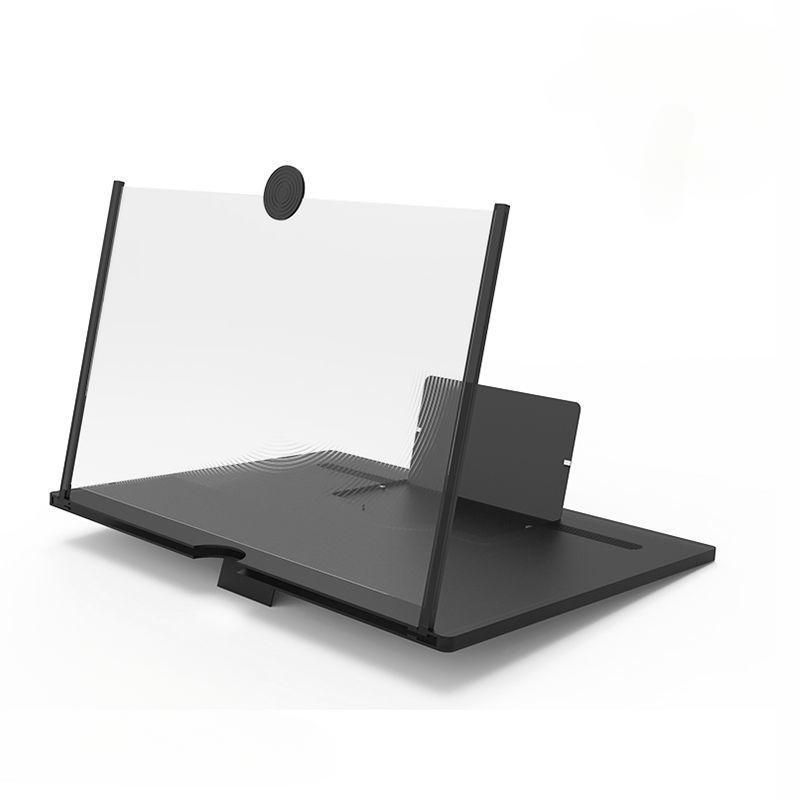 12 Inch Multi Functional HD Mobile Phone Screen Video Magnifier Screen Amplifier for Phone Holder Enlarged Screen Phone Stand