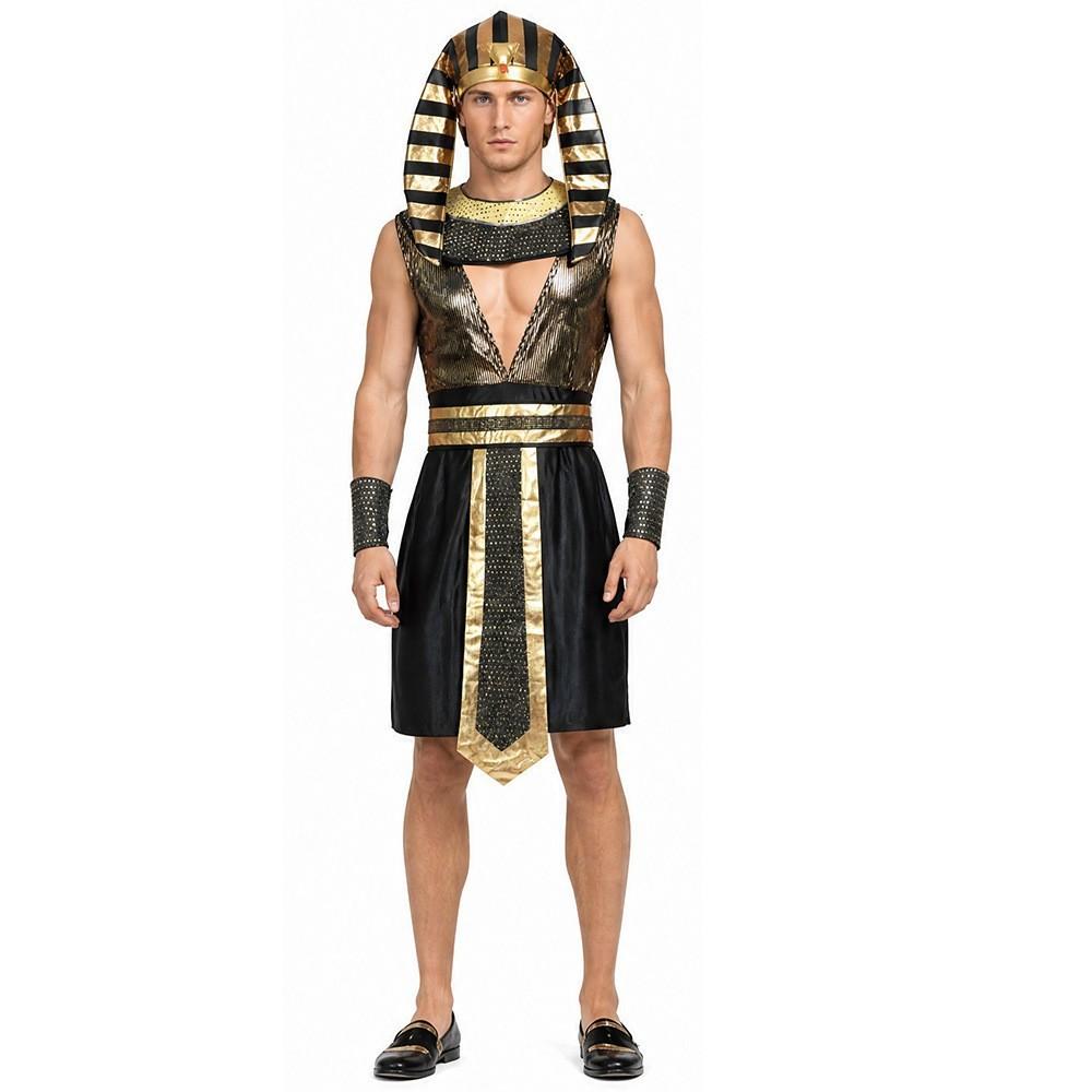 Halloween Costume Pharaoh Cleopatra Adult Teen Stage Dress With Polyester Material