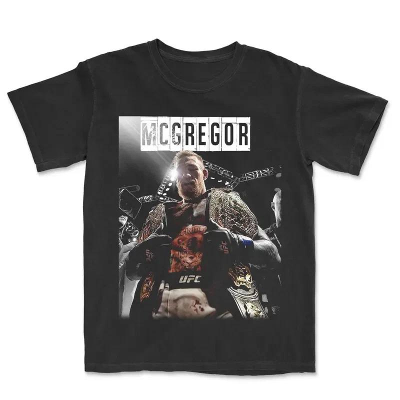 COMBATWEAR Mcgregor Graphic Tee, Unisex Boxing Shirt S