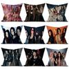 Band Singer A-Aespa Kpop Style Pillow Cushion Cover Pillowcase Living Room Sofa Home Decor