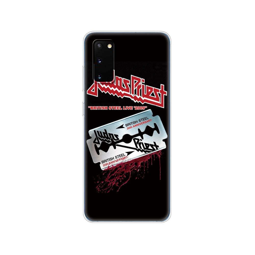 Case For samsung galaxy S20 PLUS Ultra S10 lite Phone Cover For samsung note 10 plus lite Case judas priest british steel Rob