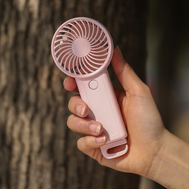 Compact USB Rechargeable Student Desk Fan for Camping & Outdoors