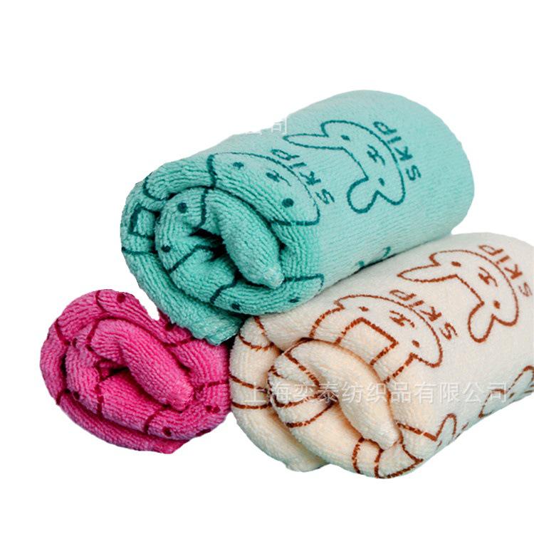 Soft Children's Cartoon Hair Drying Towel: Highly Absorbent Microfiber Face Wash & Beauty Salon Towel