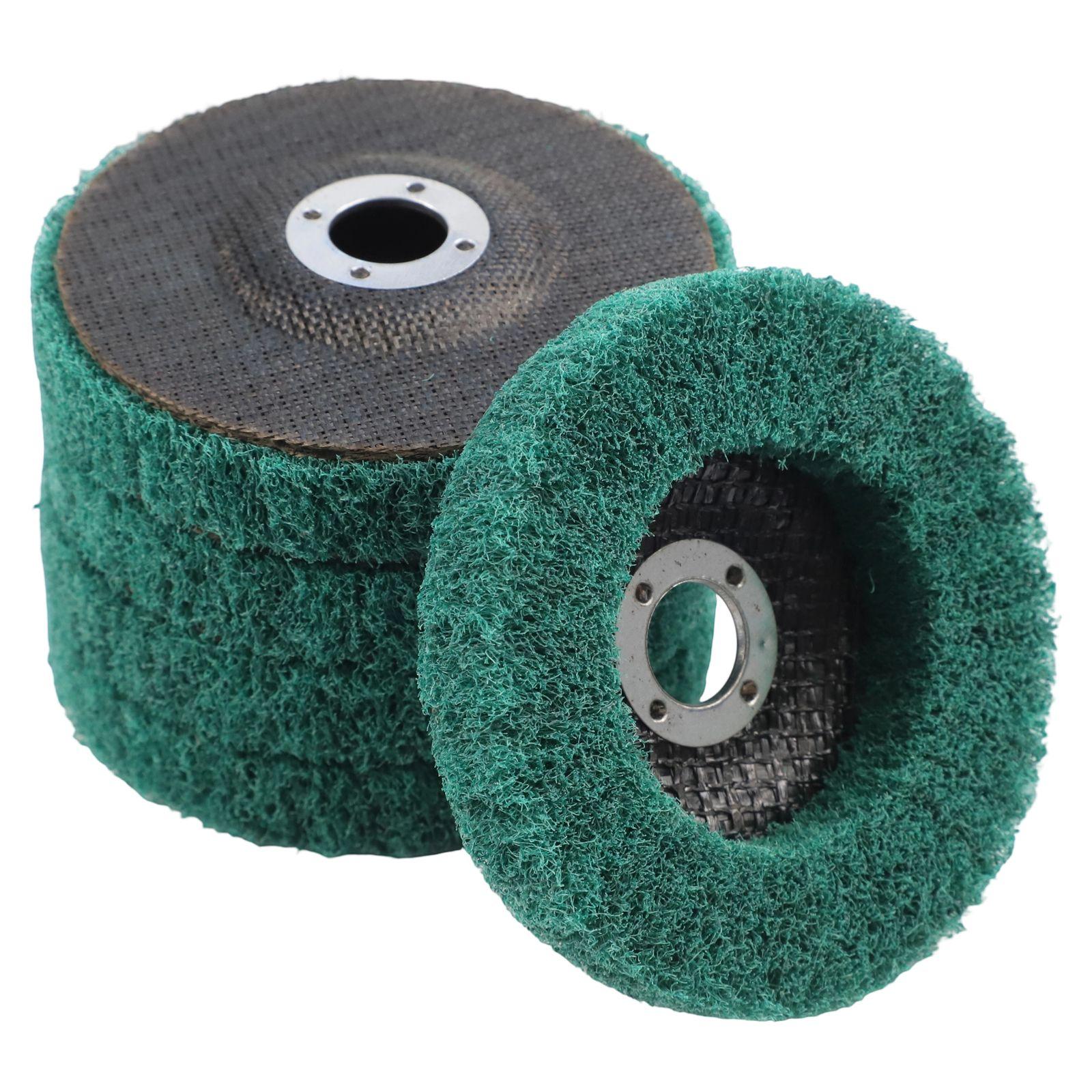 

5PCS 120# Grit 100mm Nylon Fiber Flap Polishing Wheel Disc Abrasive Wheel For Wood Metal Buffing Angle Grinder Accessories