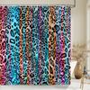 Home shower curtains for bathroom waterproof fabric Nordic style Color love Leopard pattern bathroom Curtains shower curtain