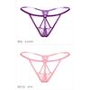 Hollow Sexy Thong Low Waist Transparent Lace Elastic Underwear Women's French Temptation Seamless T Pants 2154