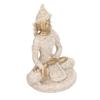 Buddha Statue Artisan Craftsmanship Clear Engraving Strong Frost Resistance Resin Meditating Buddha
