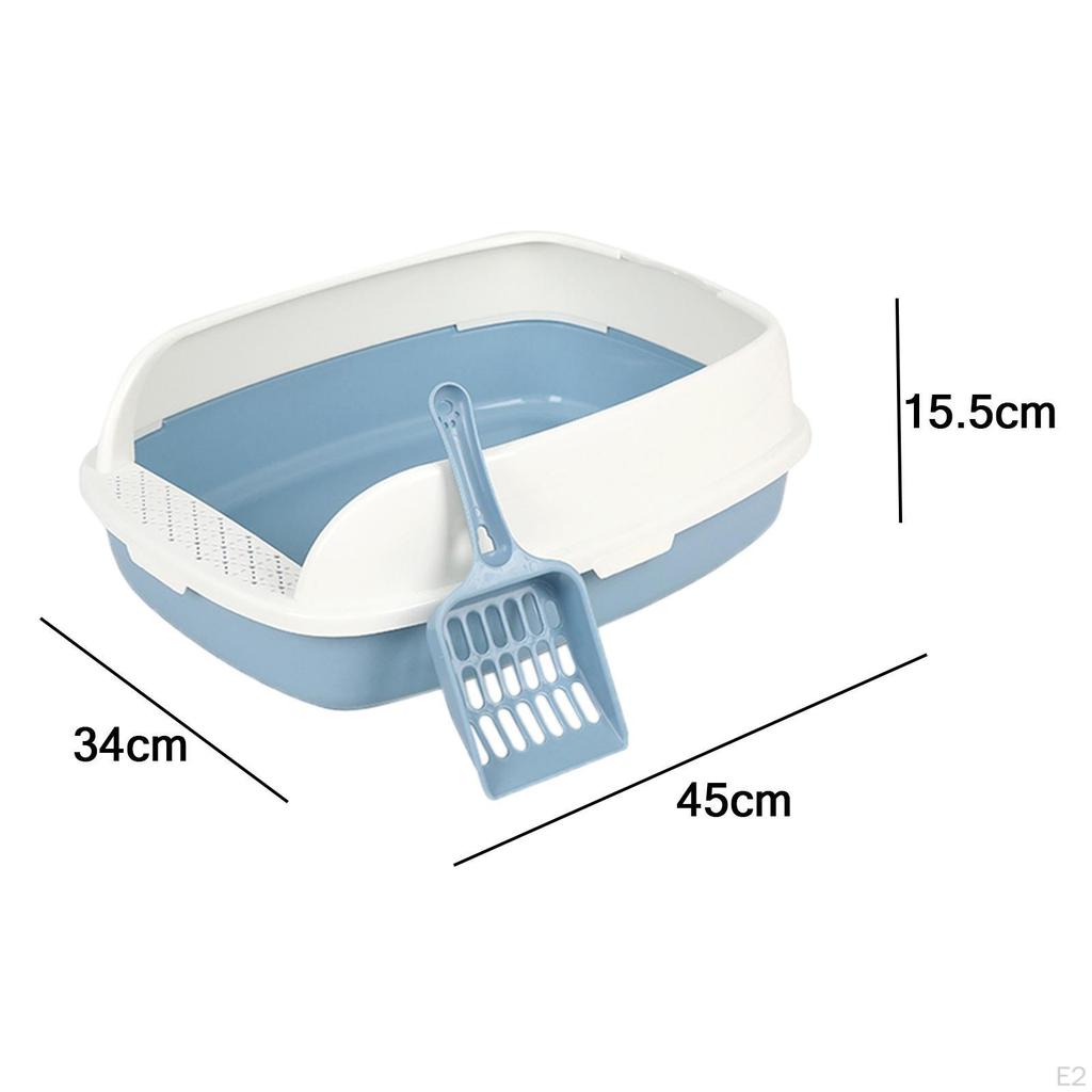 Cat Easy Clean Durable Semi-Enclosed Toilet Bedpan for Puppy Kittens